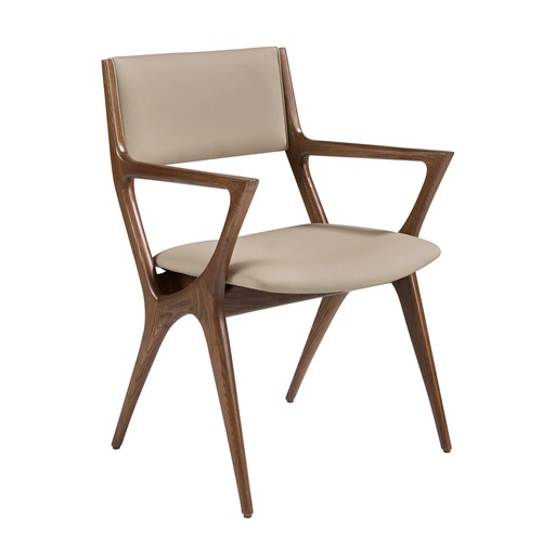 [4199] Krzesło ze sztucznej skóry w kolorze różowym