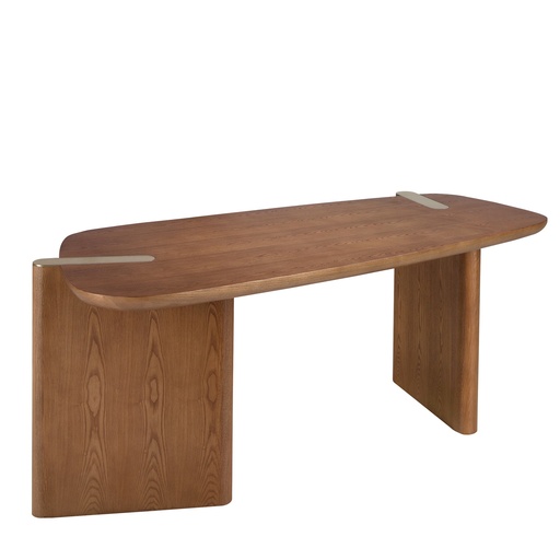 [3301] Biurko z jasnego orzecha