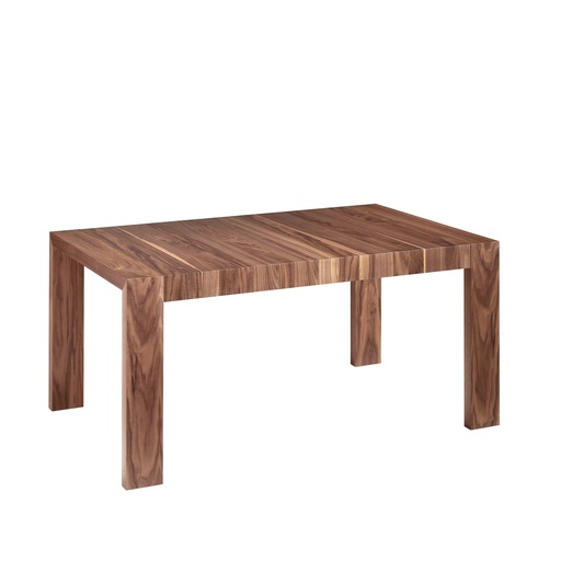 [1012] Mesa comedor extensible rectangular nogal