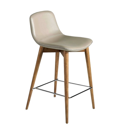 [4044] Mink leatherette stool