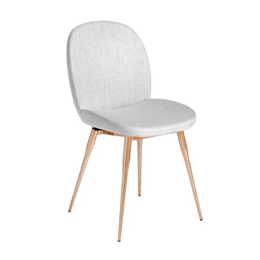 [4081] Grey fabric chair