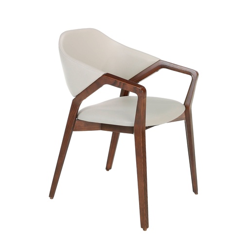 [4068] Mink leatherette chair