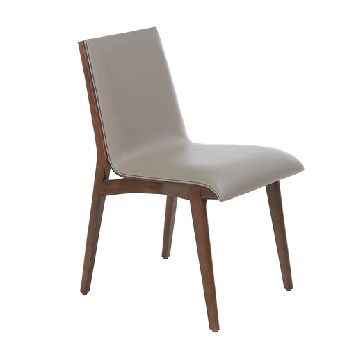 [4070] Chaise en vison foncé