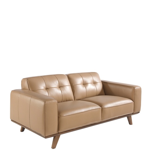 [6119] Chester 2 seater sofa in sand leather