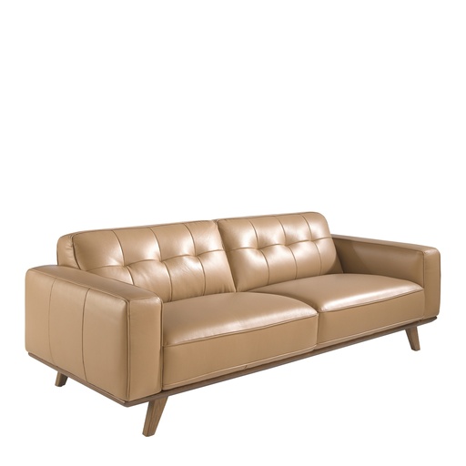 [6120] Chester 3 seater sofa in sand leather