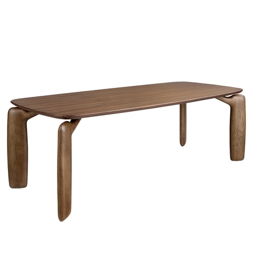 [1151] Rectangular walnut dining table