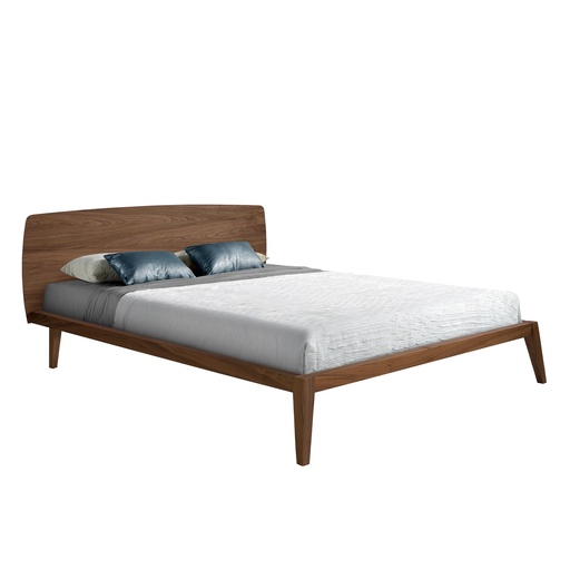 [7178] Walnut bed