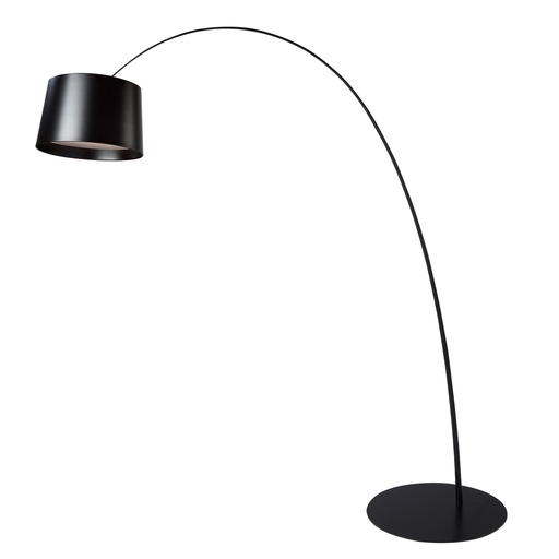 [8064] Lampadaire réglable en acier noir