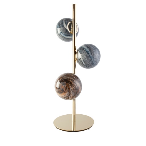 [8065] Lampa stołowa ze stali nierdzewnej