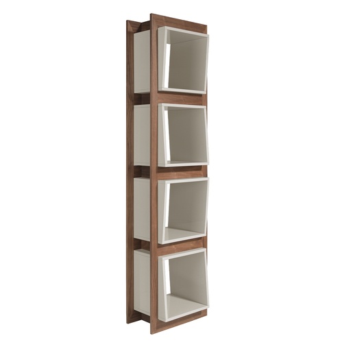 [3027] Etagère cubique en noyer